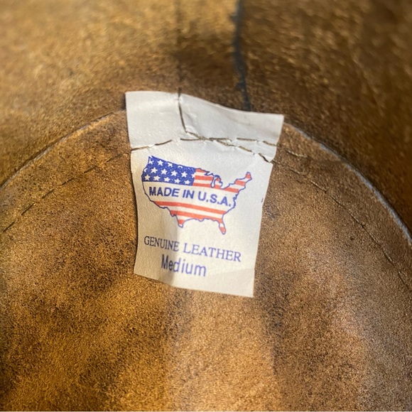 Leather Indiana Jones Style Cowboy Hat - Picture 11 of 11